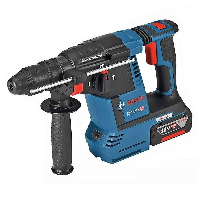 Bosch Professional - Pack 5 outils sans fil 18V - Perceuse à percussion - Meuleuse d'angle - Marteau perforateur - Scie sabre - Lampe - BOSCH - avec 2 batteries 18v 8.0Ah - Imagen 2