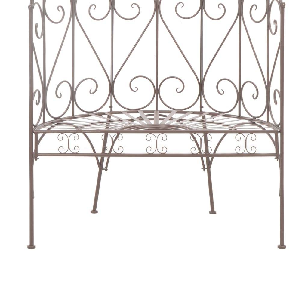 Maison Chic - Banc de jardin - Banc d'extérieur - Banquette 95 cm Fer Marron antique - Image 5