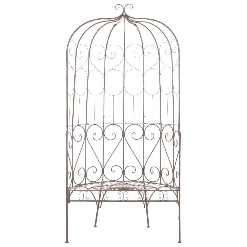 Maison Chic - Banc de jardin - Banc d'extérieur - Banquette 95 cm Fer Marron antique - Image 1