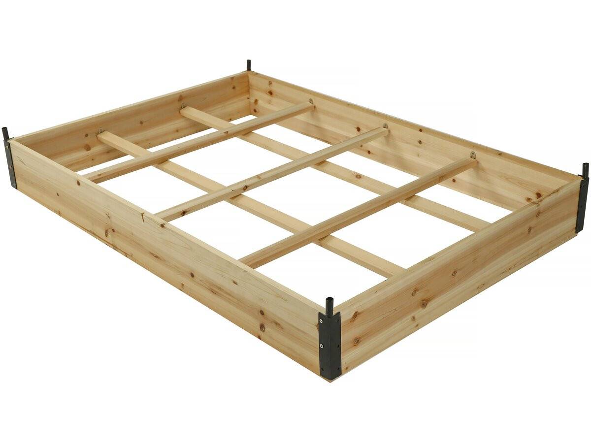 Carré Potager En Bois "muscari" - 116 X 81 X 67,5 Cm - Avec Housse Serre Châssis -habitat Et Jardin - Imagen 3