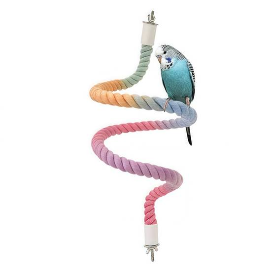 IntiMeg - Jouet pour oiseaux spirale en corde IntiMeg - Image 1