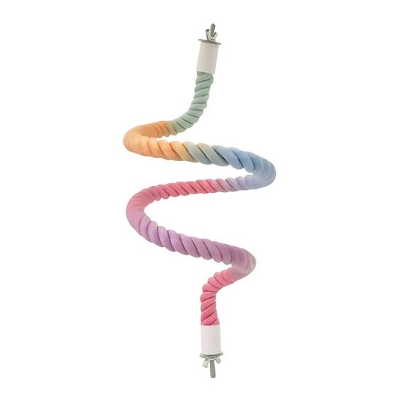 IntiMeg - Jouet pour oiseaux spirale en corde IntiMeg - Image 2