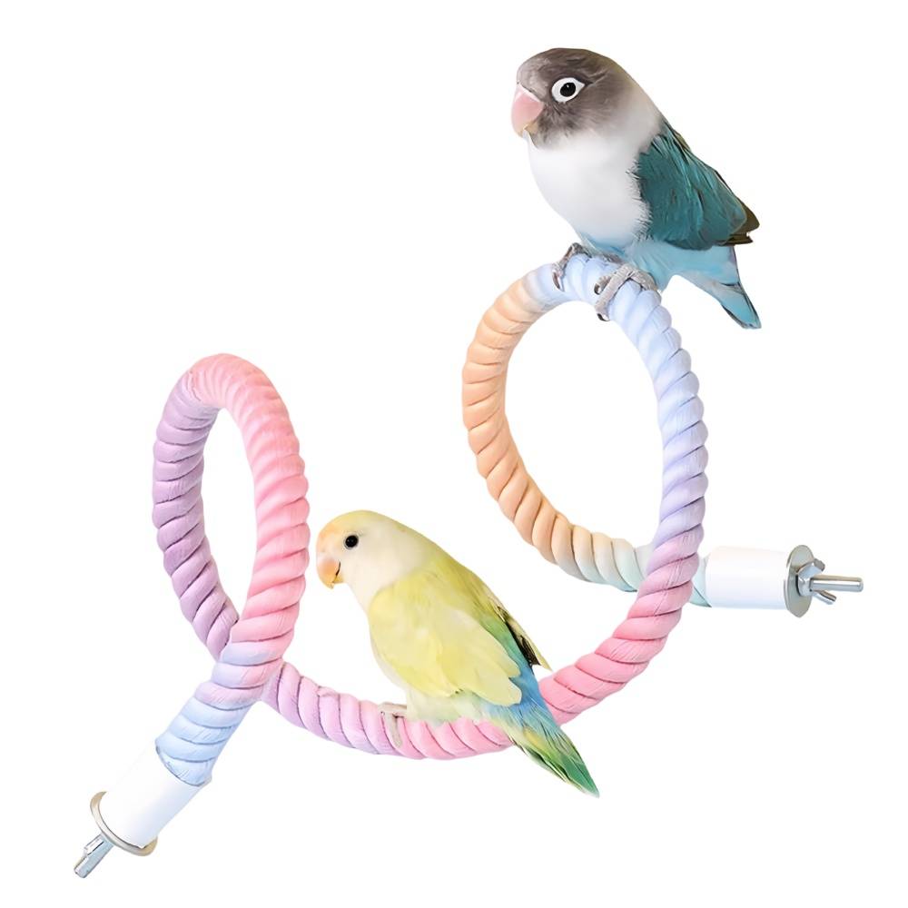 IntiMeg - Jouet pour oiseaux spirale en corde IntiMeg - Image 3