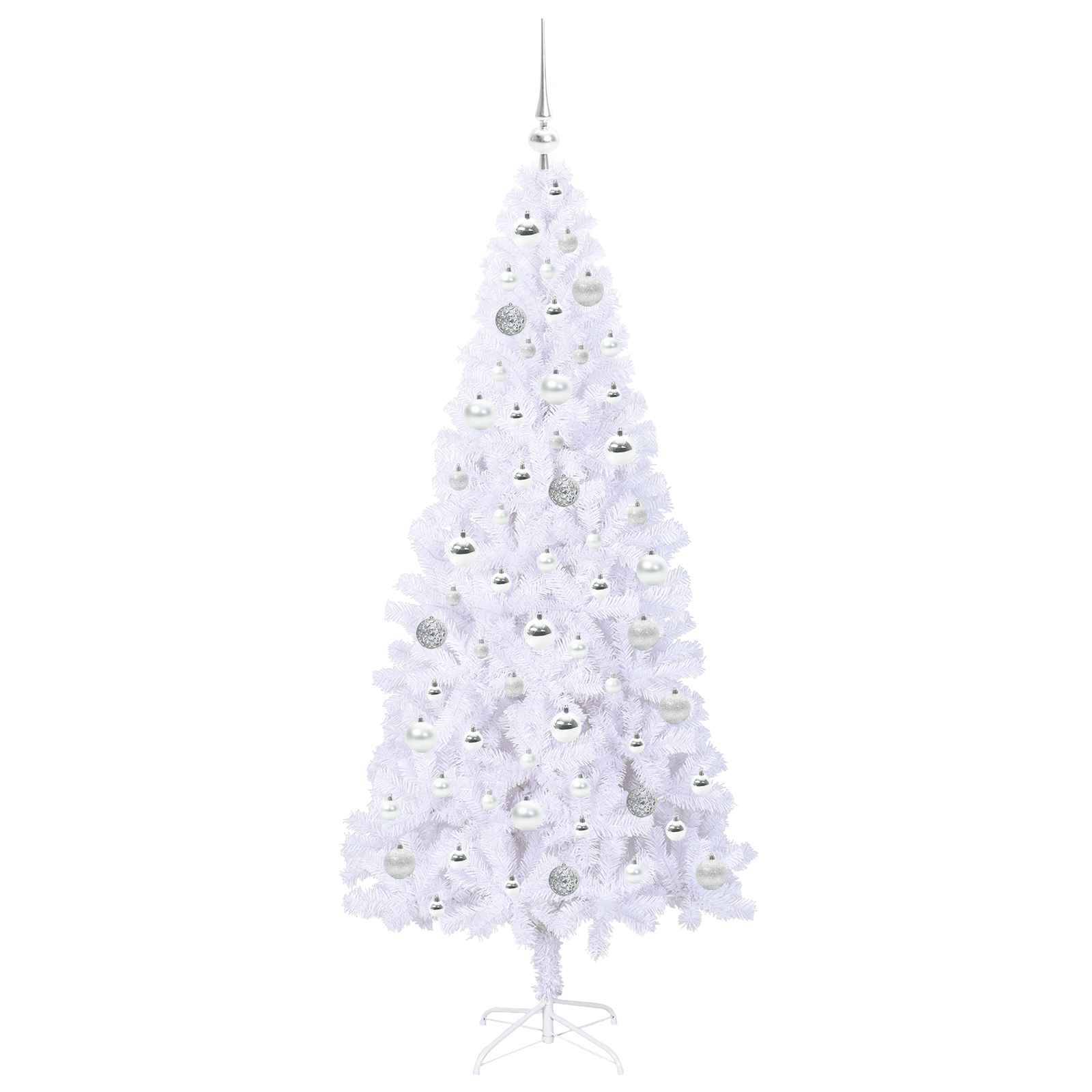 Vidaxl - Sapin de Noël artificiel avec 300 LED Blanc 180 cm PVC et Acier vidaXL 3426662 - Image 5