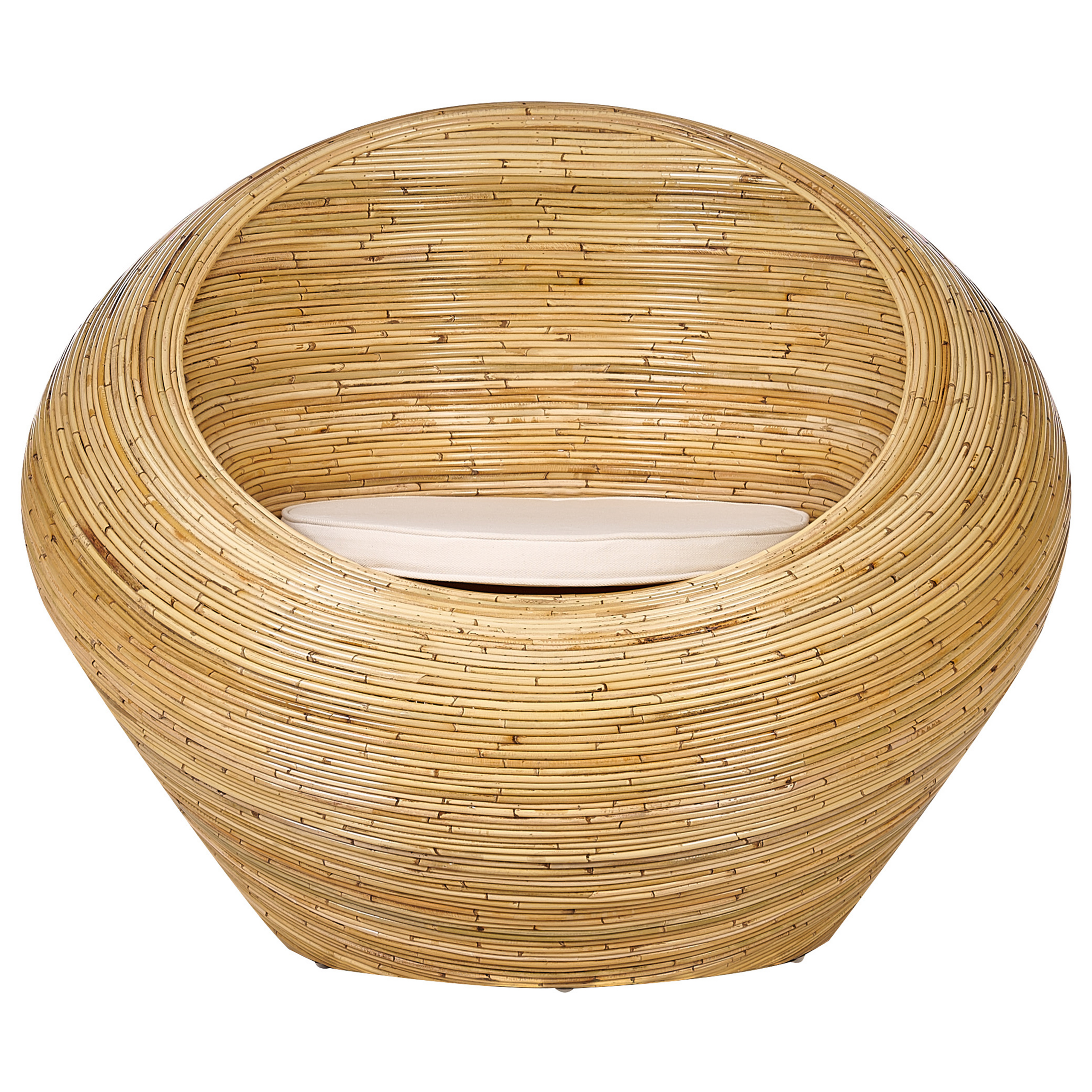 Fauteuil Rotin Naturel MAIORI - Beliani - Image 4