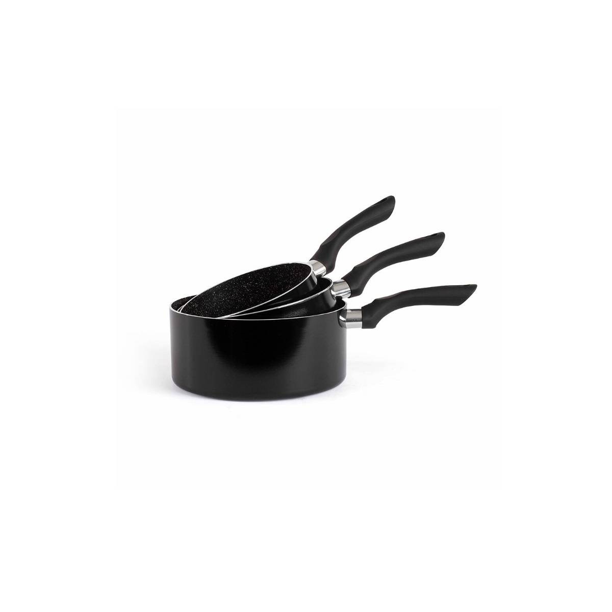 Livoo - Série de 3 casseroles aluminium 16/18/20cm MEN125N Livoo - Imagen 2