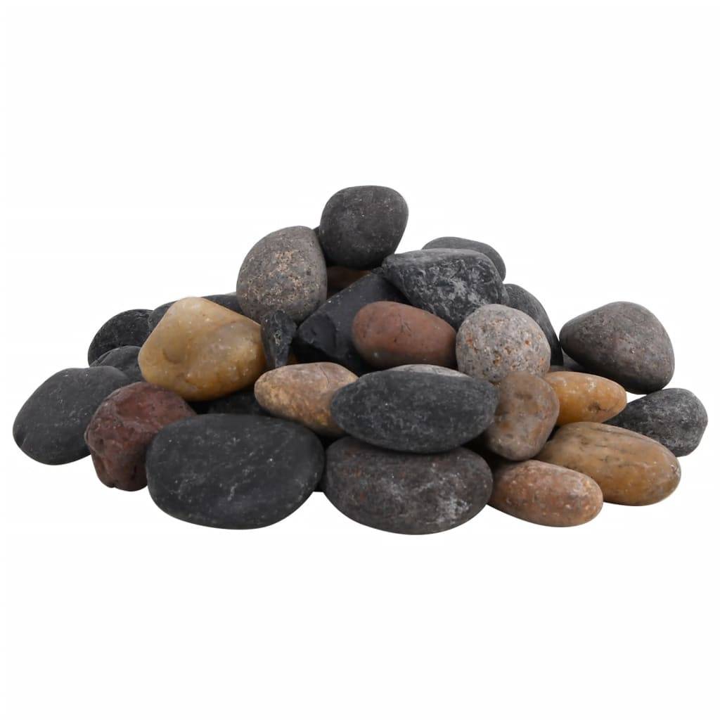 Gros Galets Décoratifs Multicolores pour Jardin Paillage Déco Bassin 5-8 cm 10 kg - ComfortXL Outdoor Living - Image 2
