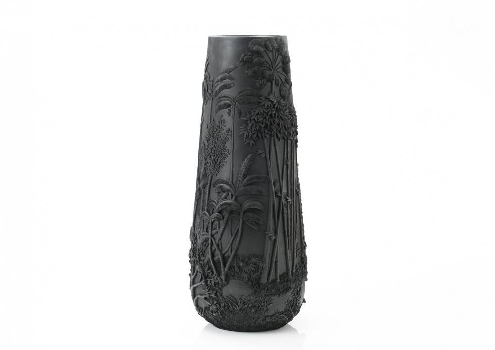 Amadeus - Vase noir feuille 83 cm