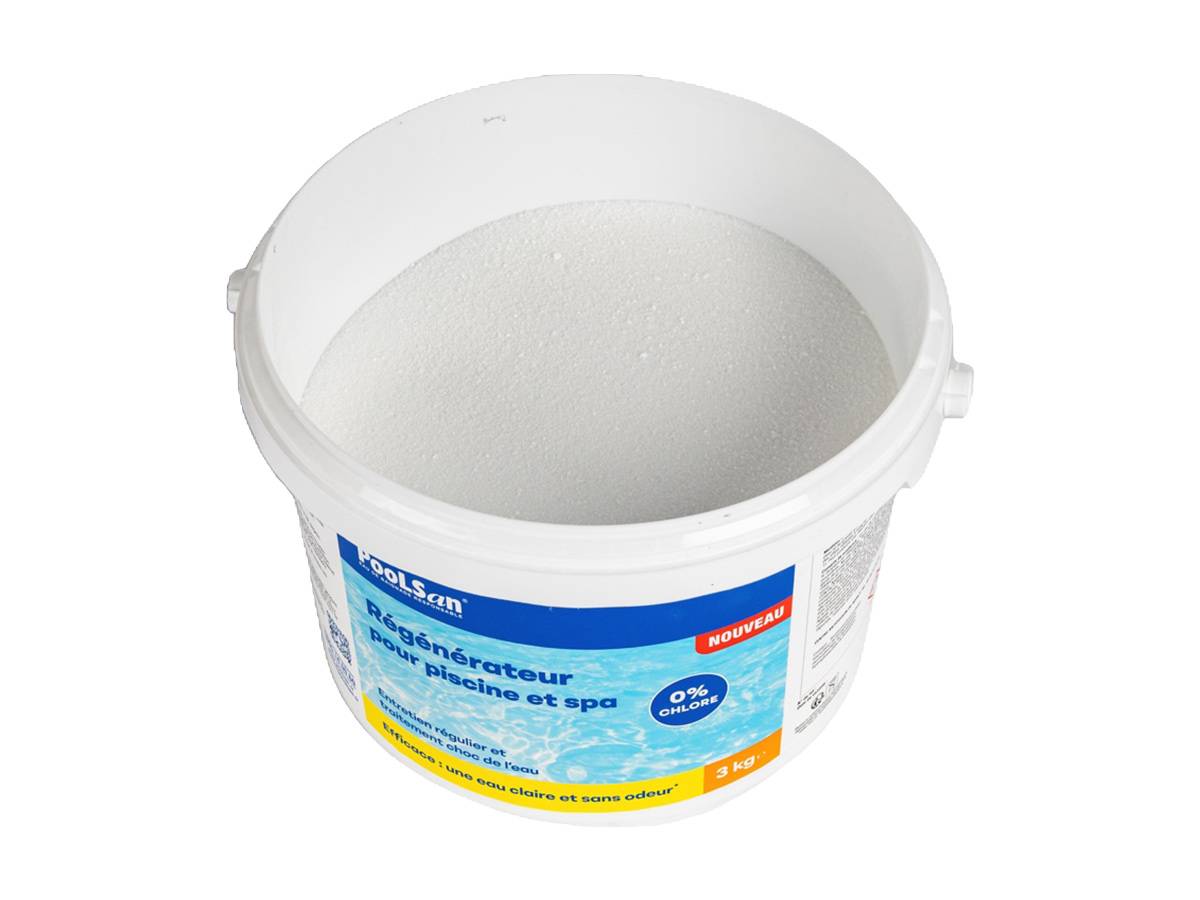Poolsan - BSI - PooLSan - Recharge Sans Chlore - Régénérateur - Désinfection Eau Piscine ou Spa - Seau 3kg - Imagen 4