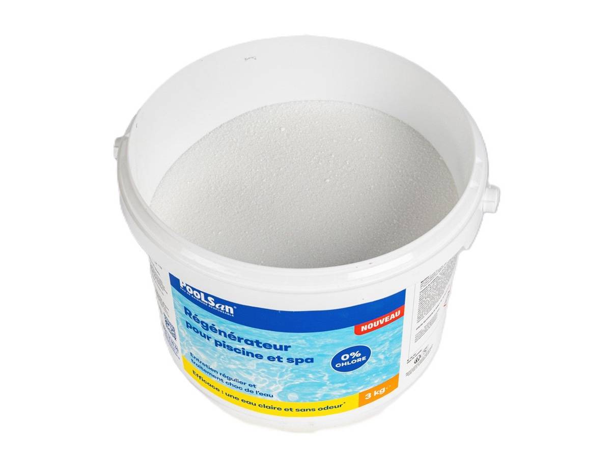 Poolsan - BSI - PooLSan - Recharge Sans Chlore - Régénérateur - Désinfection Eau Piscine ou Spa - Seau 3kg - Imagen 2