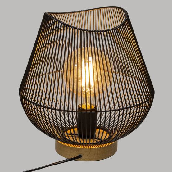 Lampe filaire Jena noire 28 cm Atmosphera - Image 3