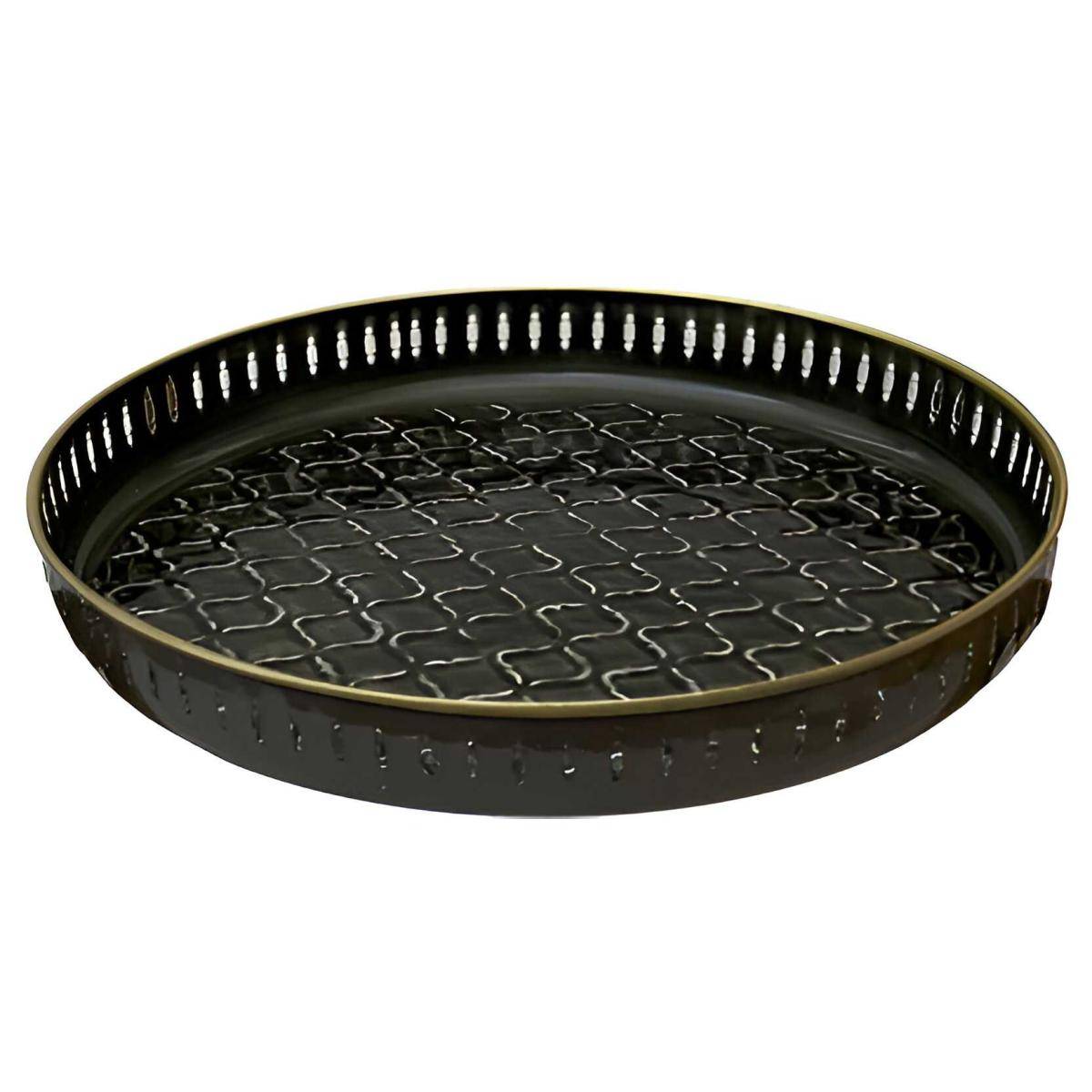 Bazardeluxe - Plateau en métal Jali 60 cm - Imagen 1