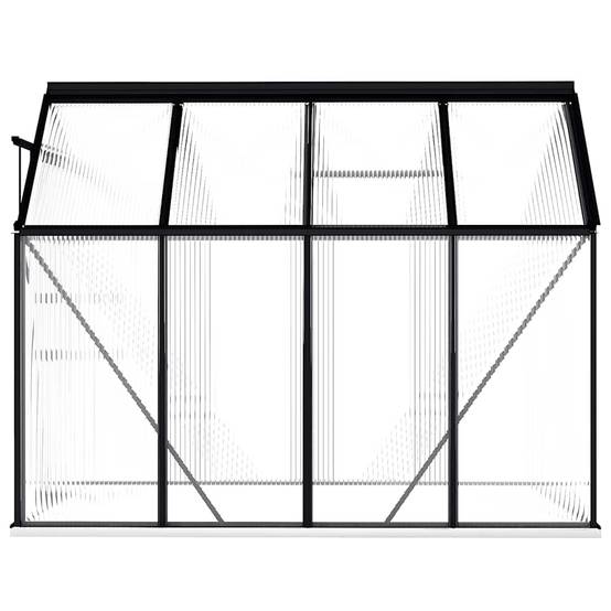 PANGIVO - Serre de jardin aluminium gris anthracite 250 x 190 x 202 cm - PANGIVO - Image 5