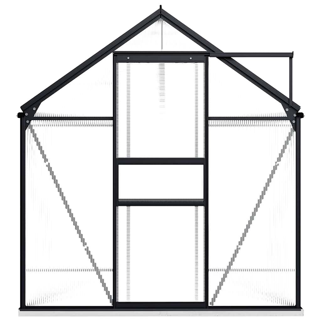 PANGIVO - Serre de jardin aluminium gris anthracite 250 x 190 x 202 cm - PANGIVO - Image 3