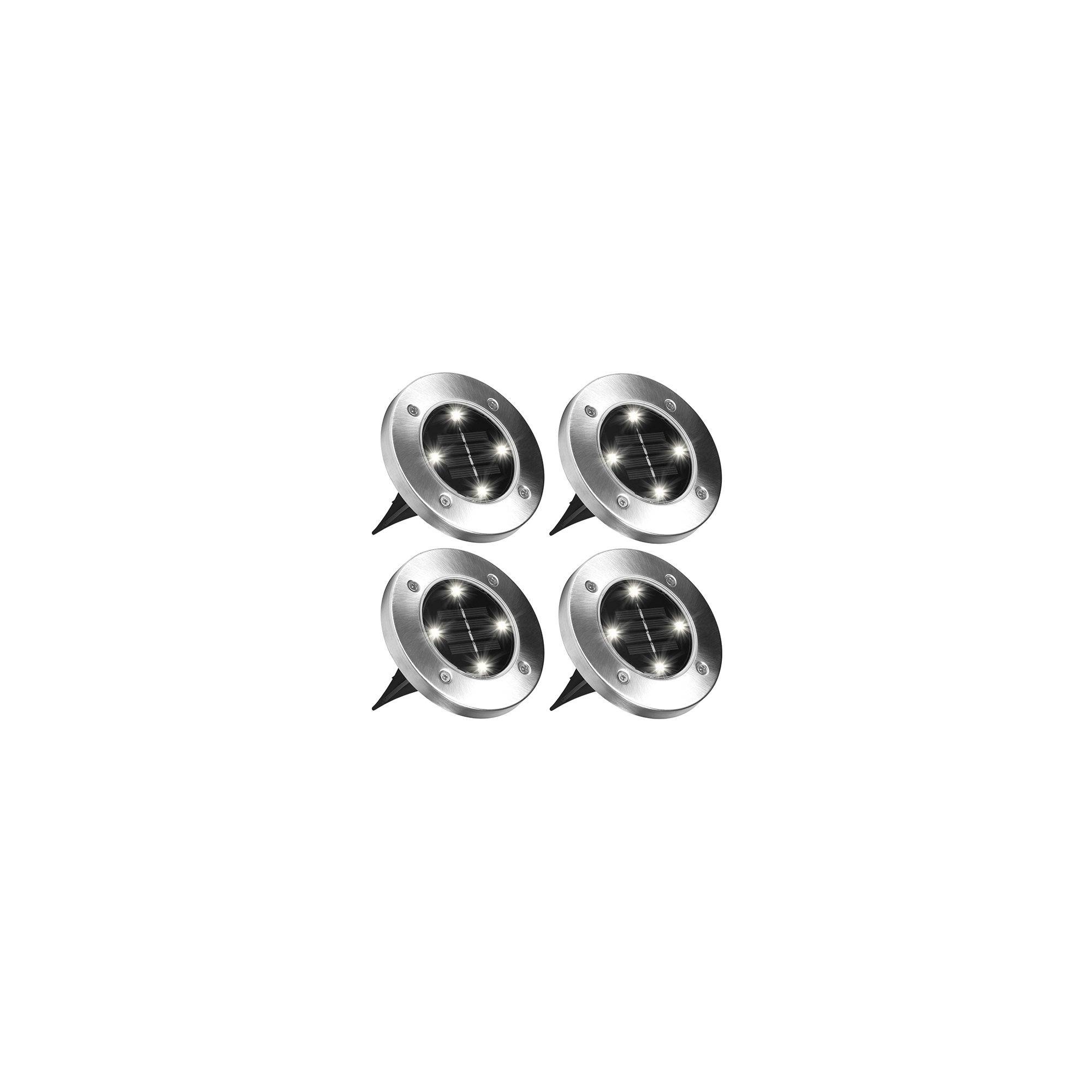 Lot de 4 projecteurs solaires pour jardin et terrasse - Ampoule à Led - Imagen 1