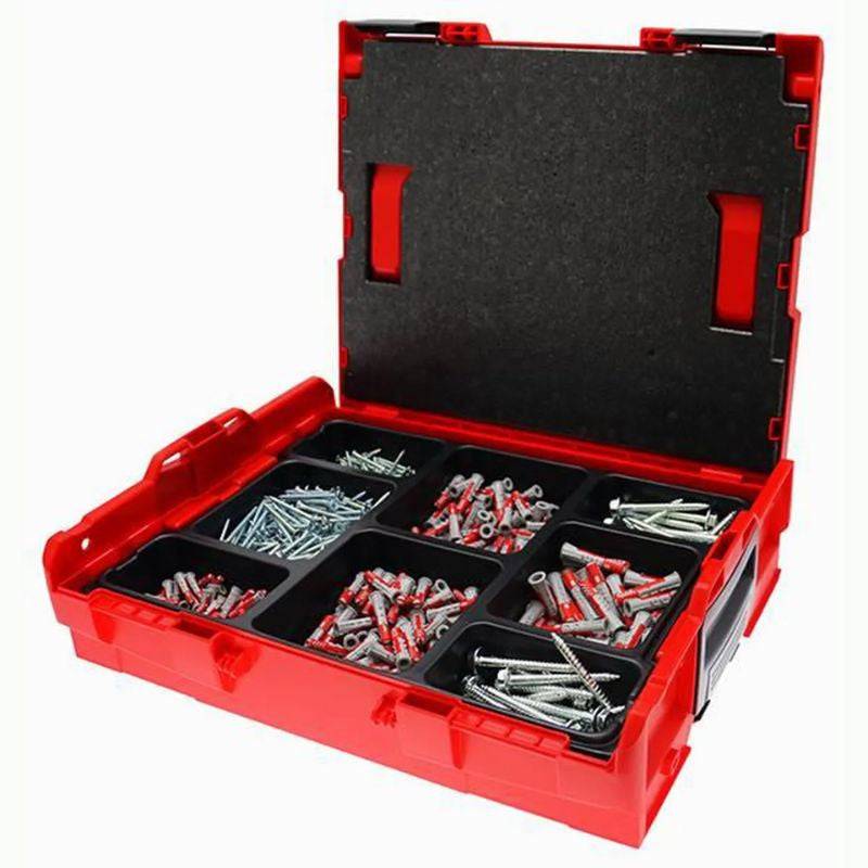 Fischer - Caisse à outils L-Boxx avec un assortiment de Duopower et vis FISCHER 512669 Fischer