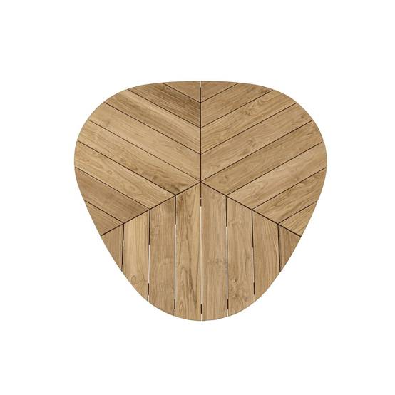 Autre - Table de jardin forme galet en teck et aluminium L160 - CAP FERRET - Imagen 9