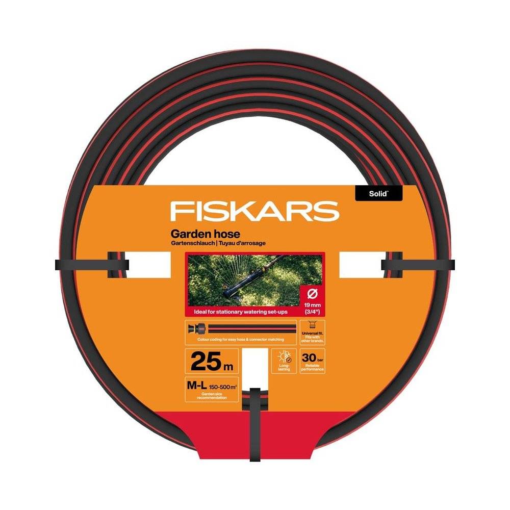 Fiskars - Tuyau d’arrosage Solid 19 mm (3/4”), 25 m - Image 4