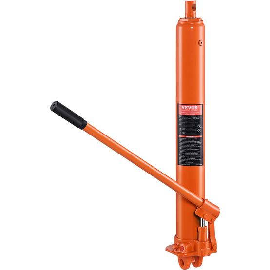 VEVOR Vérin hydraulique long 8 T, pour grue atelier. Pompe piston, support moteur. - Image 1