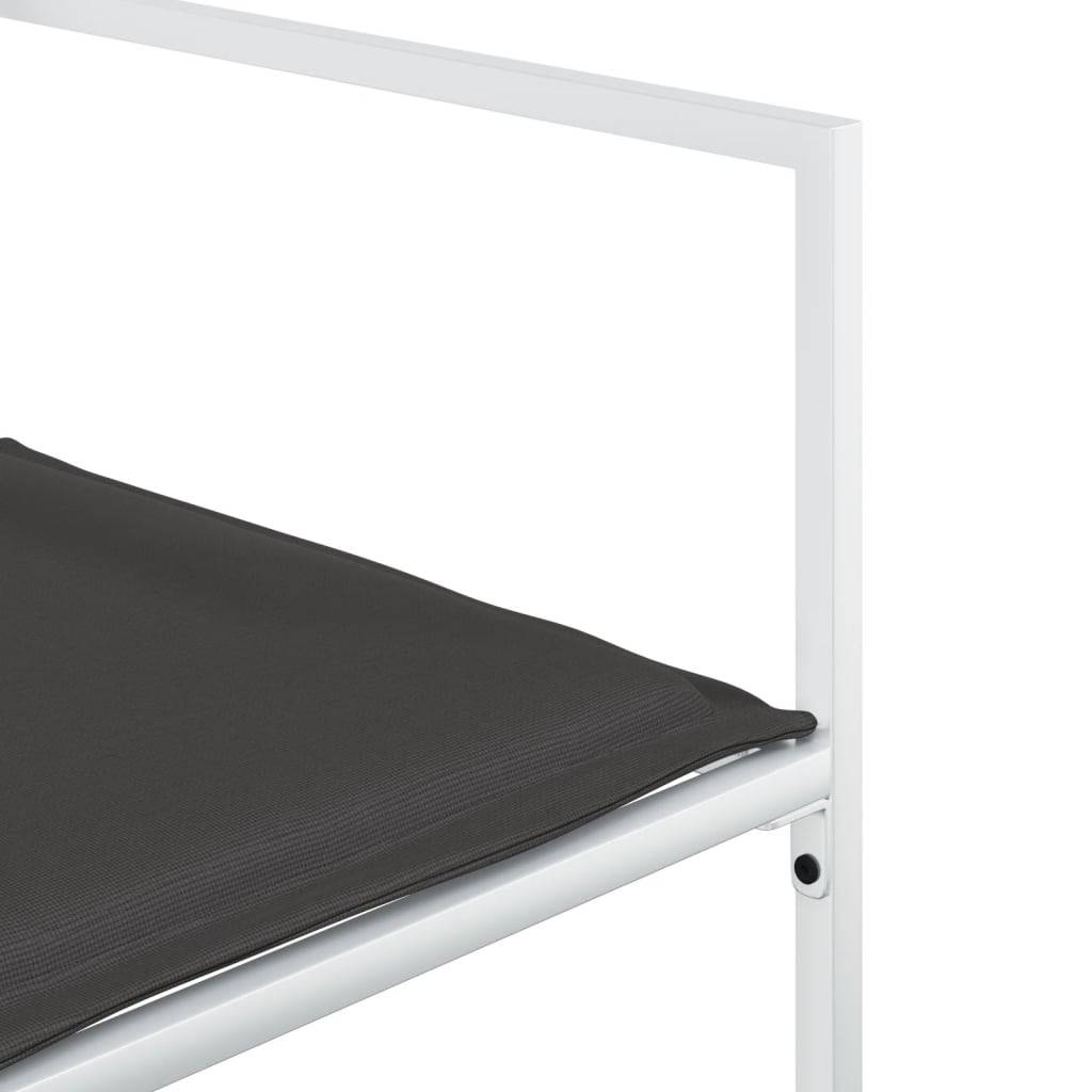 Vidaxl - Ensemble à manger de jardin avec coussins 5 pcs-Salons de jardin blanc textilène 427203 - Image 5