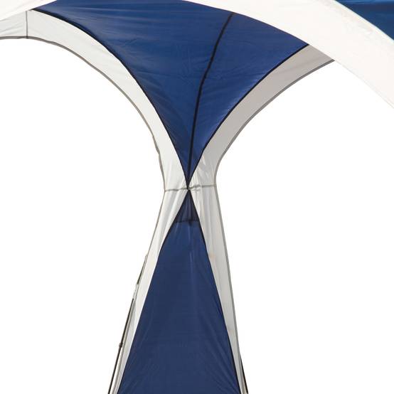 Auvent de camping pliable 3,5 x 3,5 m avec crochet, sac de transport, imperméable et protection UV pour terrasse ou plage, bleu - Image 10