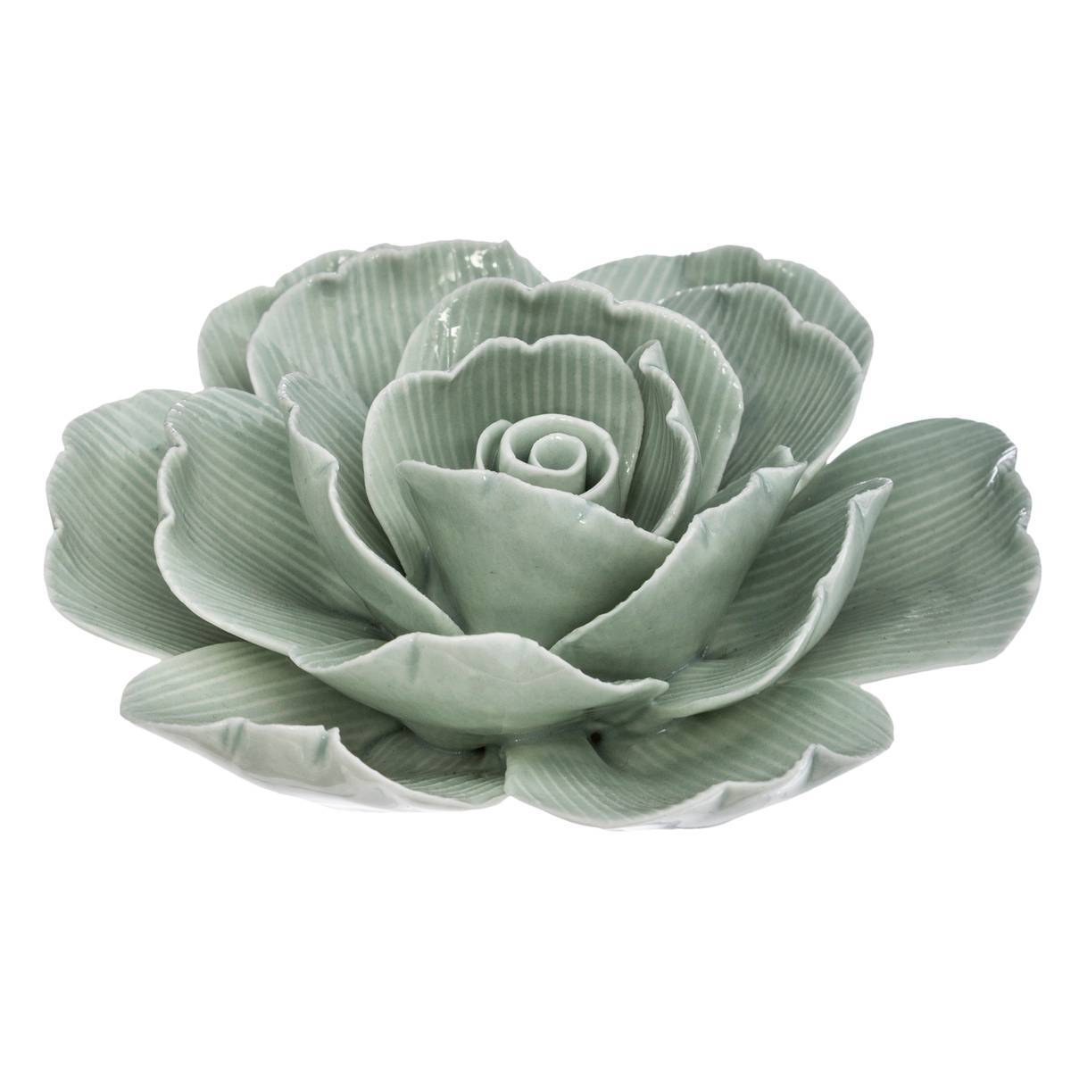 Atmosphera - Fleur déco Poésie D.10cm céramique - Atmosphera Créateur d'intérieur - Imagen 3