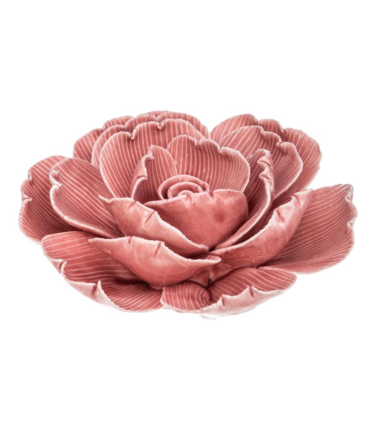 Fleur décorative en céramique D 10 cm