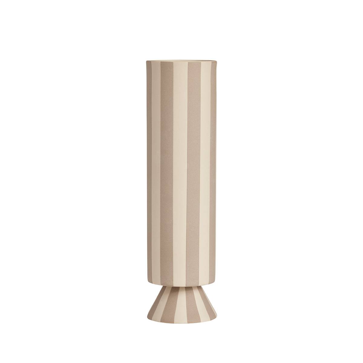 Vase gris grès Living