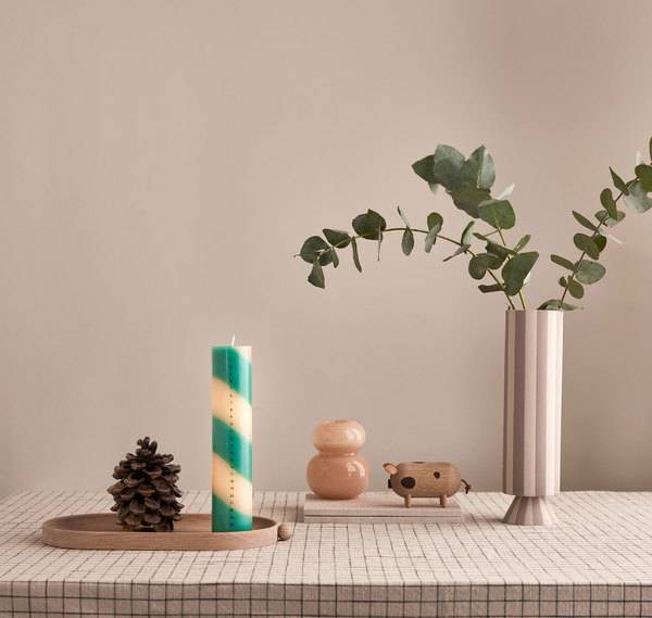 Vase gris grès Living - Image 3