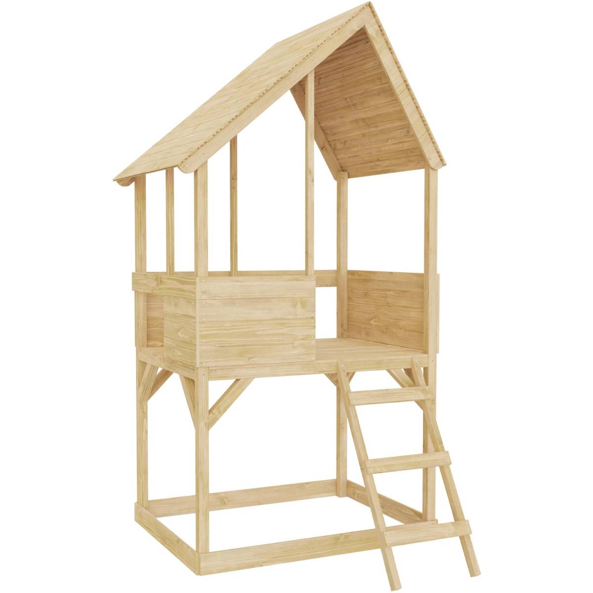 Tp Toys - Cabane enfant sur pilotis avec bac à sable Lookout Sans glissière Tp Toys - Imagen 1