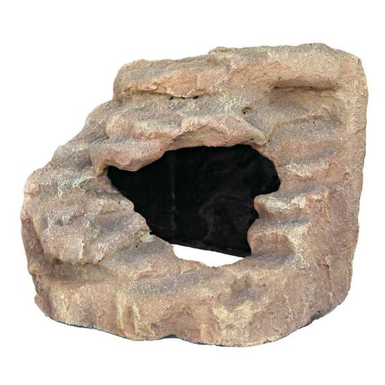 Trixie - Rocher d'angle avec grotte et plateforme 21 x 20 x 18 cm pour reptiles - Image 1