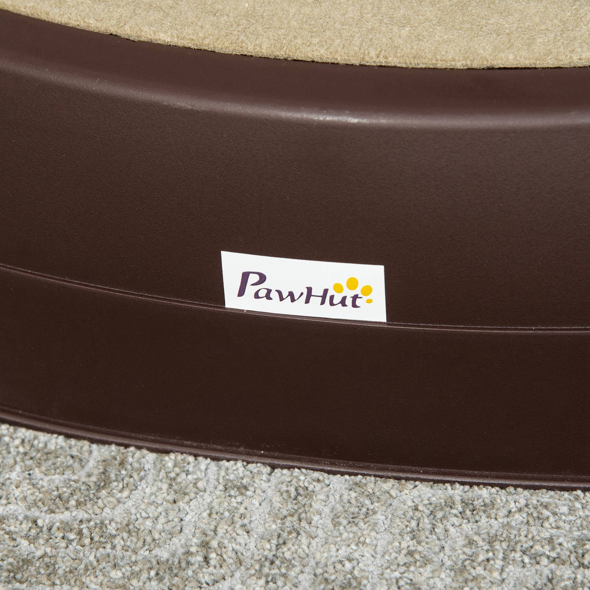 ComfortXL - Escalier pour chien et chat pliable en polypropylène marron 3 marches 49 x 38 x 38 cm pour lit et canapé antidérapant - Image 9