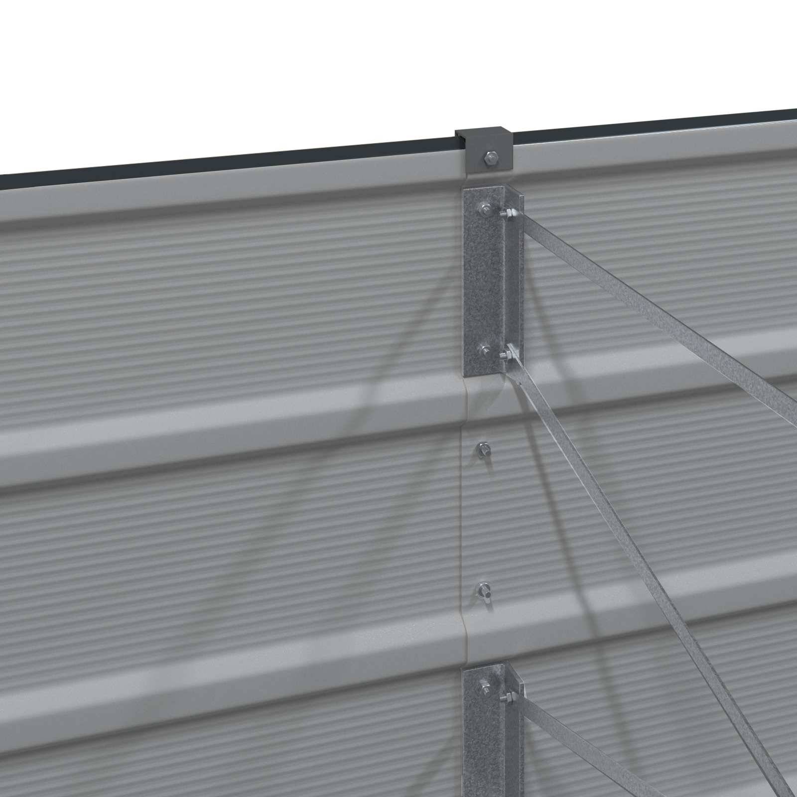 Vidaxl - Jardinière Anthracite 160 x 40 x 75 cm Acier vidaXL 42018187 - Image 6