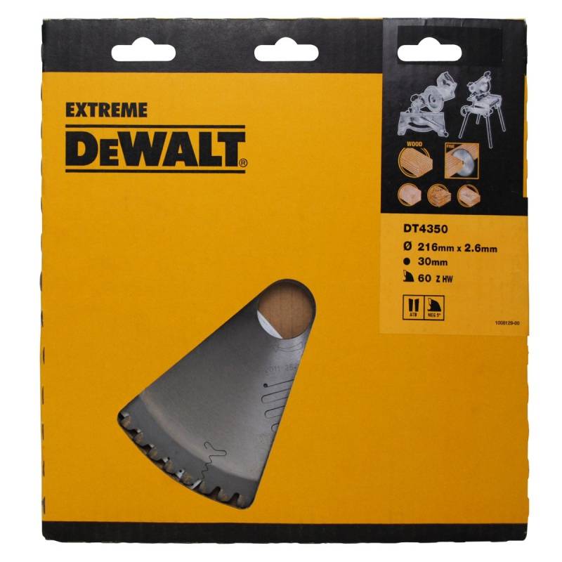 Lame scie circulaire plongeante Extrême workshop DEWALT - DT108