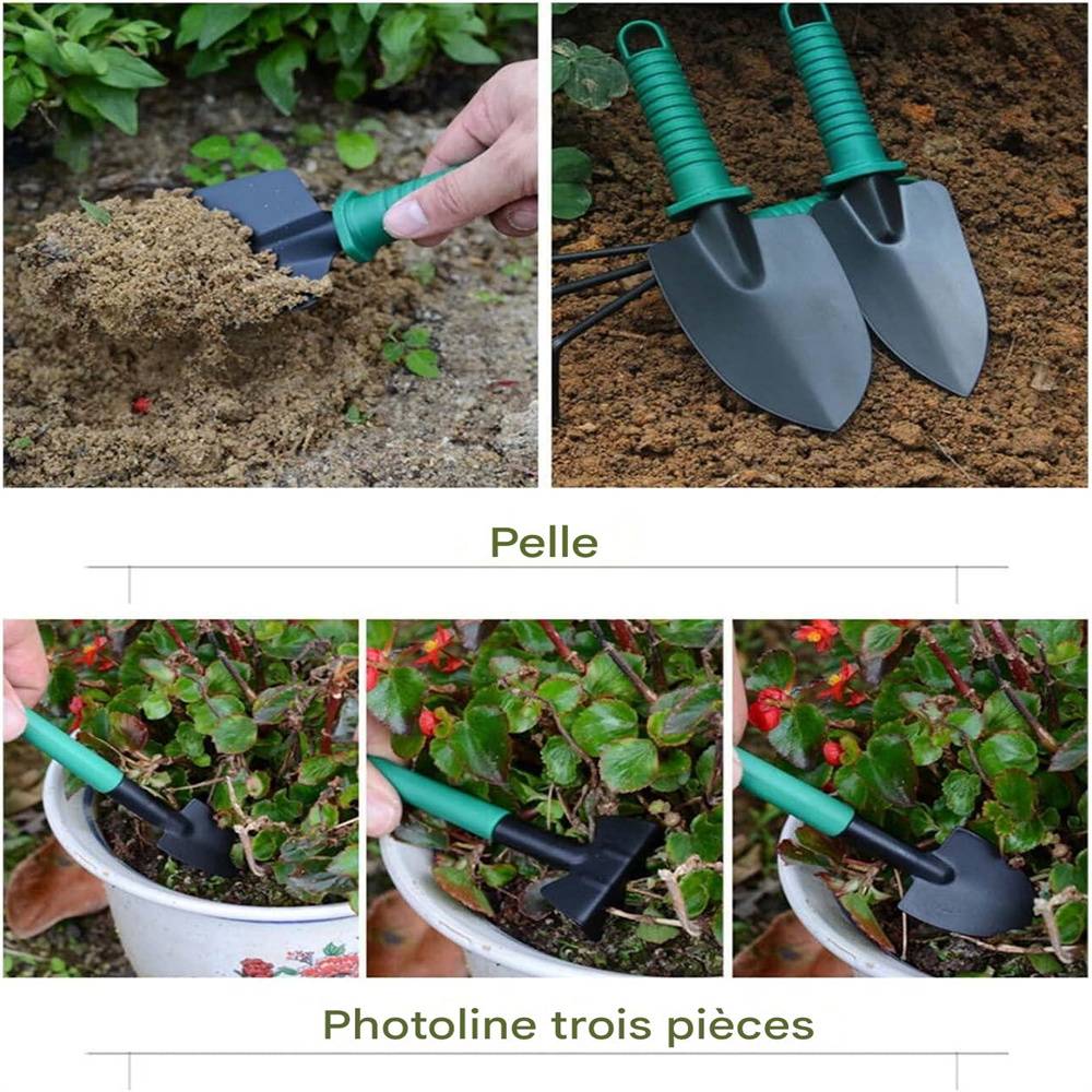 Ensemble d'outils de jardinage(Vert) DtopbuyAge - Image 5