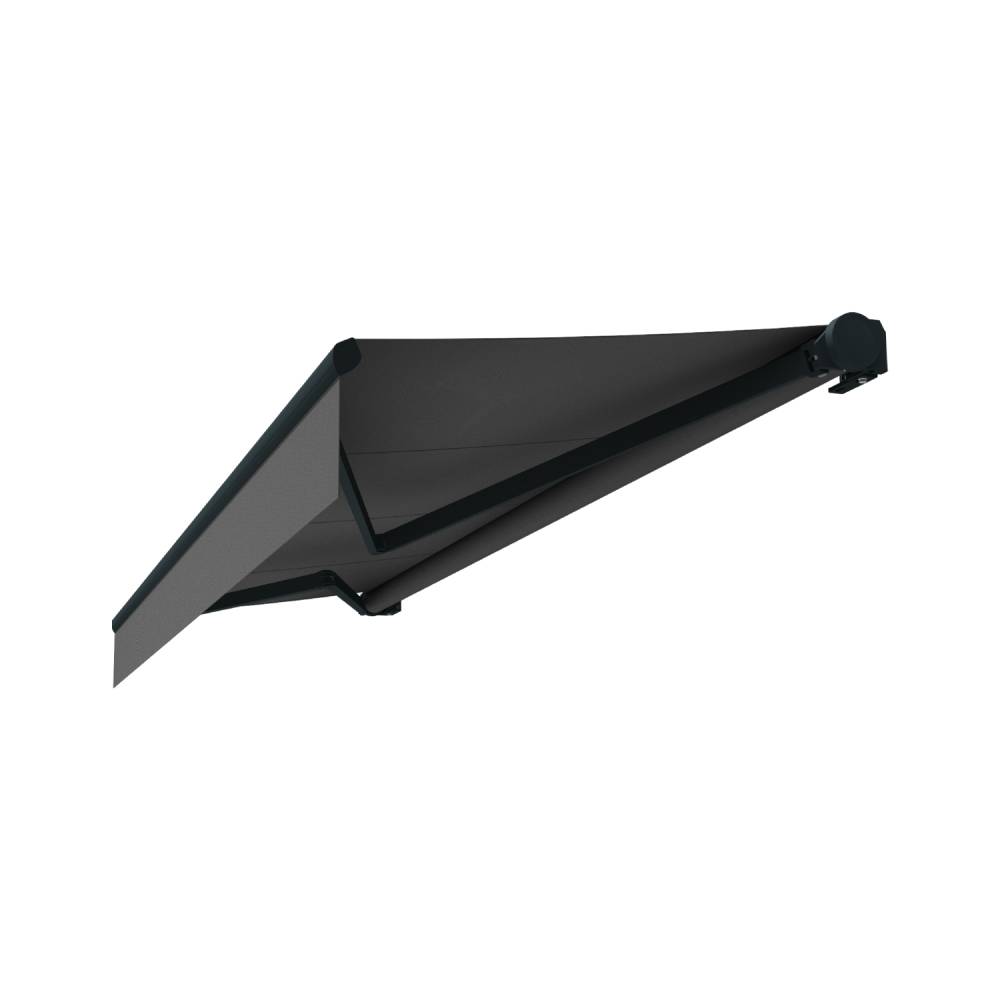 Intersun - Store banne loggia DIONEA 4,00x3,00 M (Motorisé Secours à Télécommande - Gris Anthracite - Gris Graphite) - INTERSUN - Imagen 1