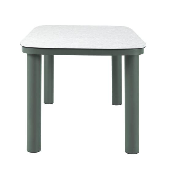 Oviala - Table de jardin structure en aluminium 6 personnes L150x90cm vert Nocera - Oviala - Image 5