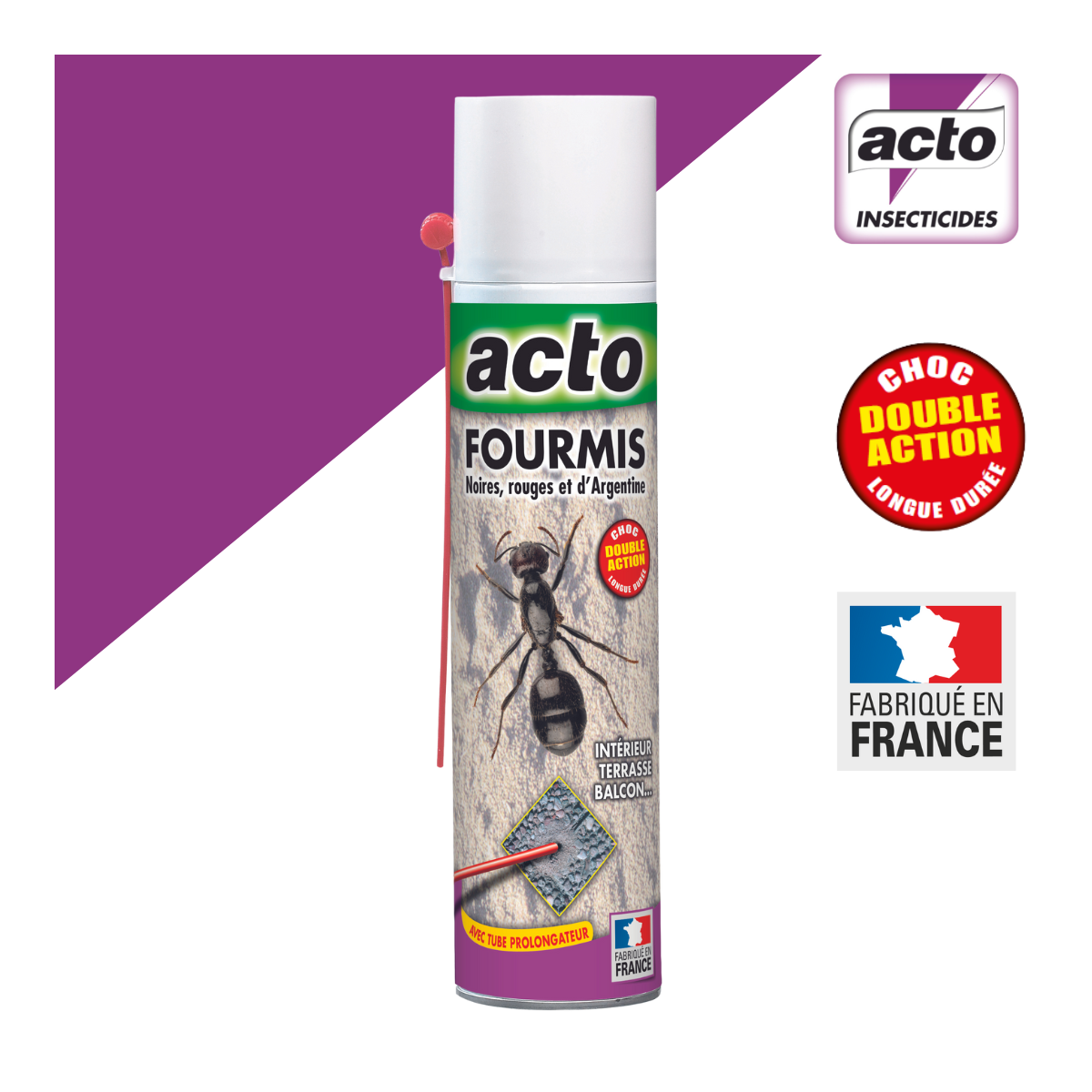 Acto - ACTO Fourmis - Éliminez toutes les fourmis avec cet aérosol puissant - Image 3