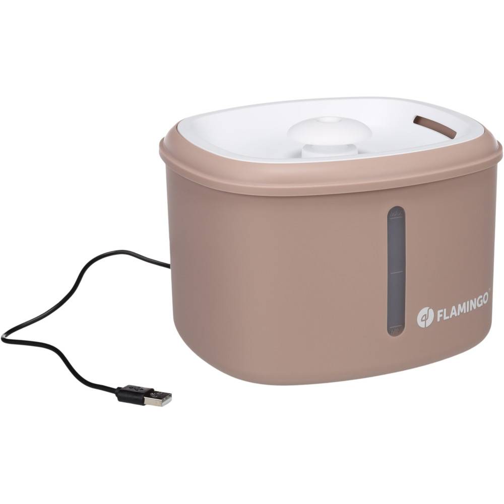 Fontaine a eau Finto Beige 2,5 Litres pour chat et petit chien - Image 2