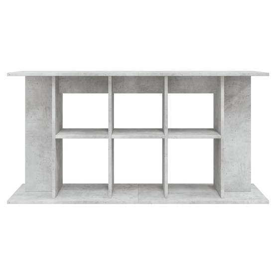 Meuble pour Aquarium Bois d'Ingénierie pour Salon avec Rangement 120x40x60 cm Gris - ComfortXL Outdoor Living - Image 4