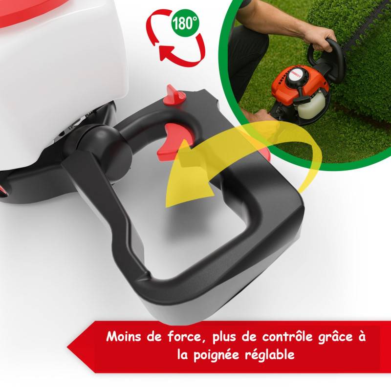 Taille haies essence 2 temps longeur de coupe 62cm 5,5kg - Image 2