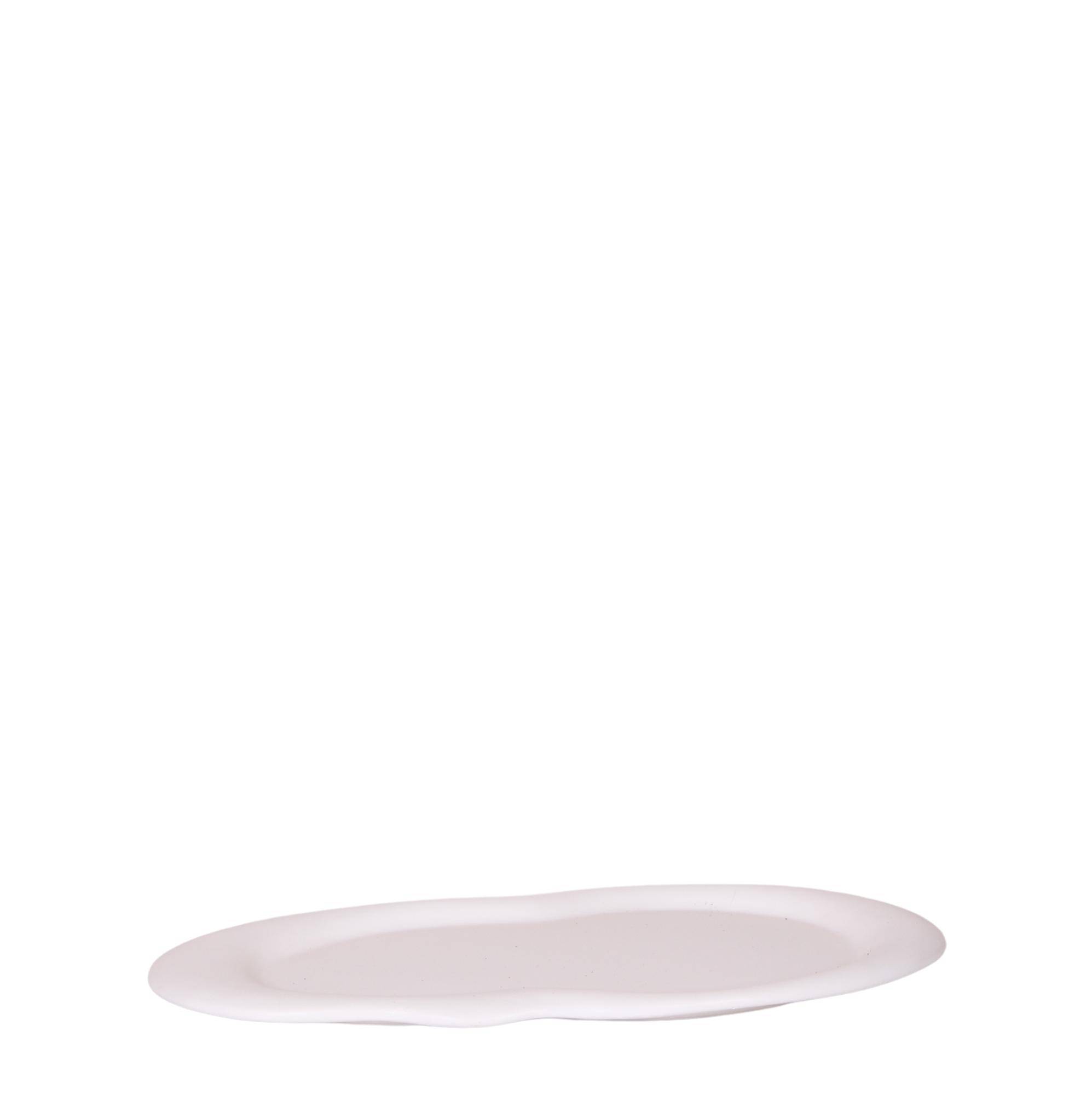 Plateau ovale Cloud - blanc - Image 1
