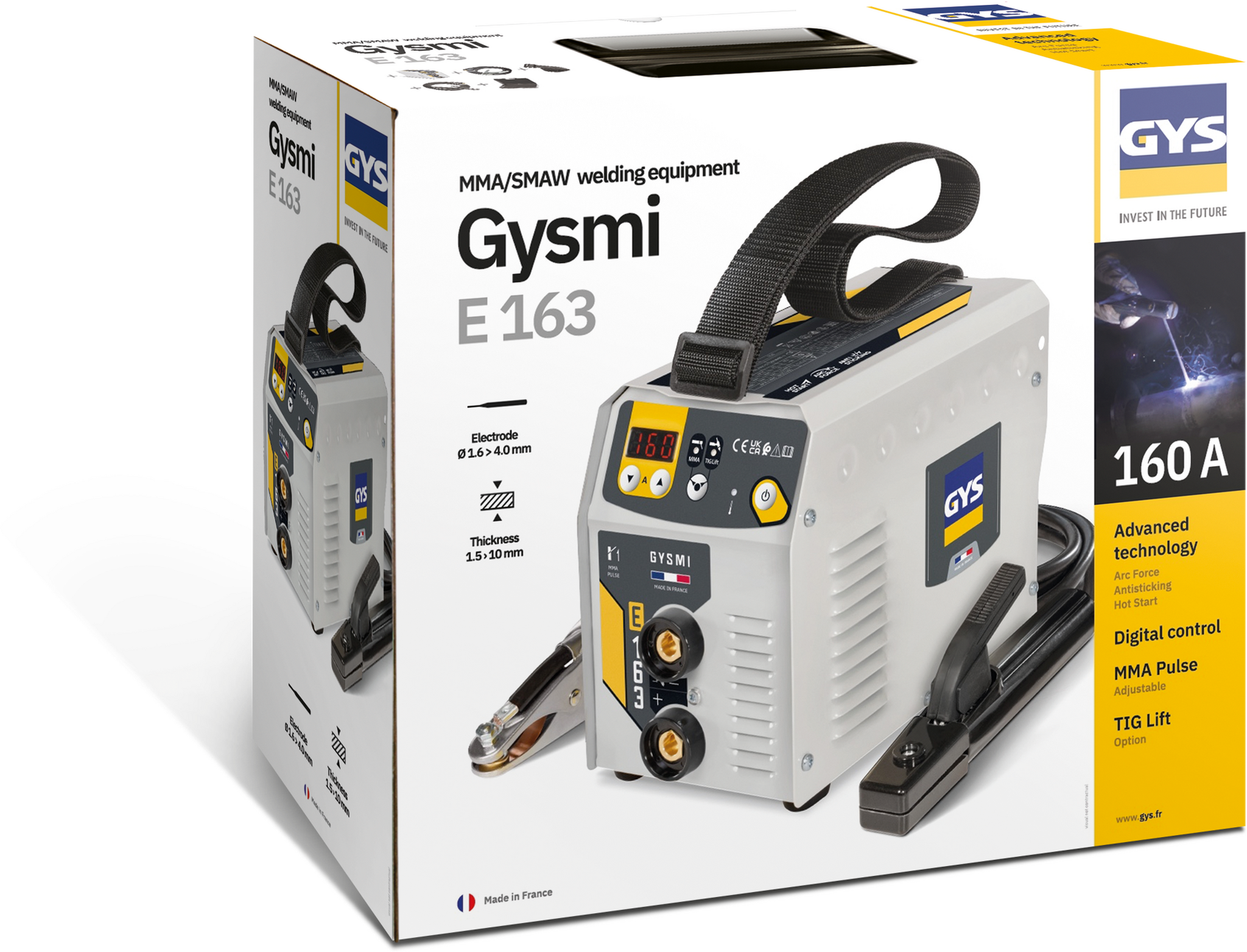 Poste de soudure GYSMI E163 avec valise et accessoires GYS 036635 Gys - Image 3
