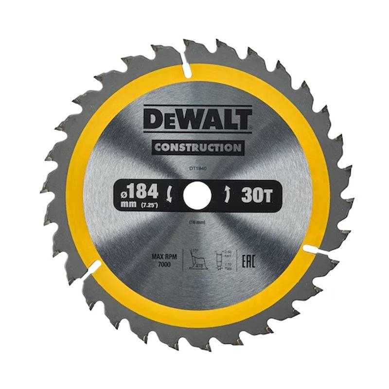 Dewalt - Lame de scie circulaire portative DEWALT Carbure Construction - taille  - DEWALT ACCESSOIRES - Imagen 3