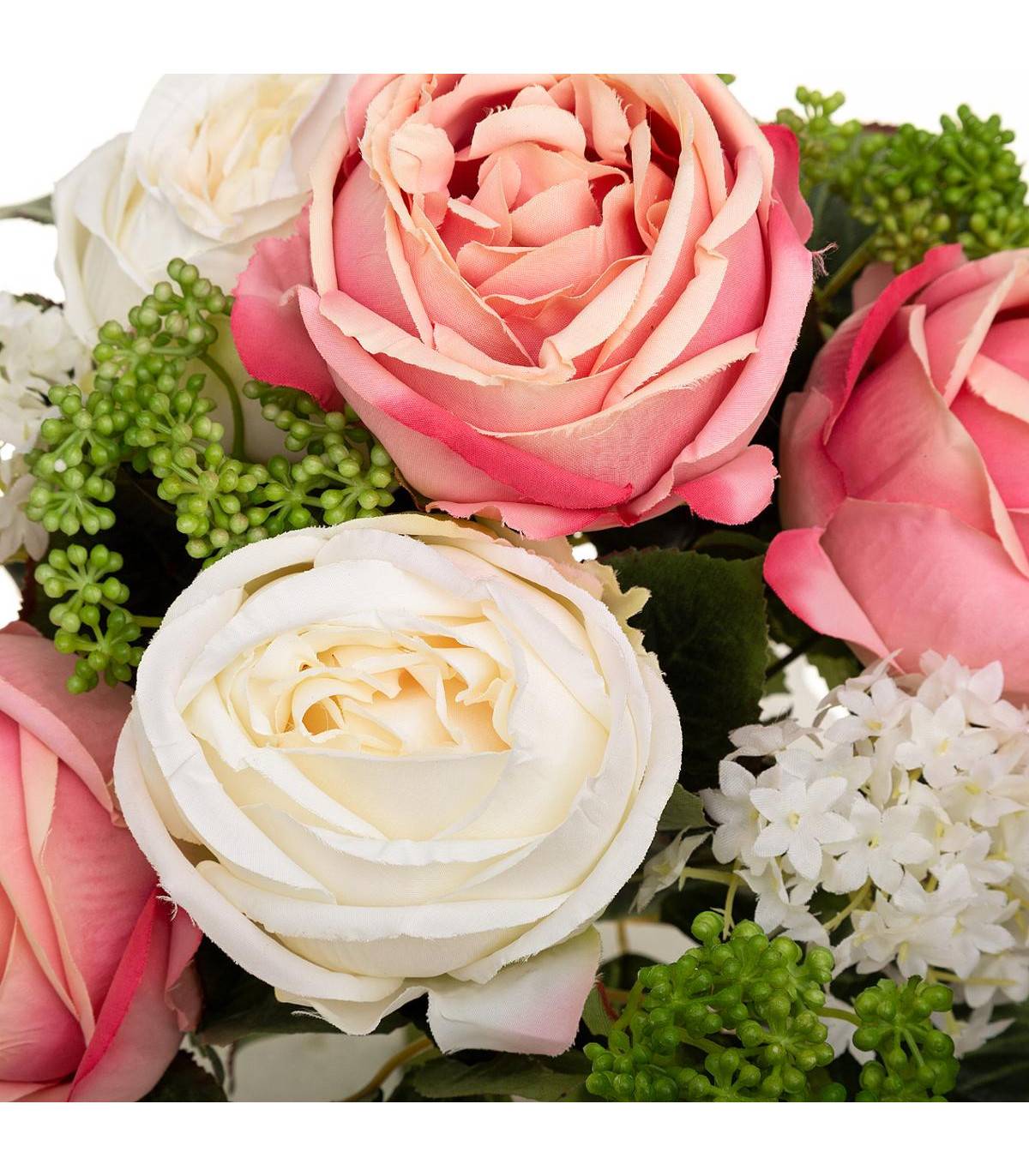 Bouquet composé Fleurs artificielles D. 20 x H. 30 cm - Image 2