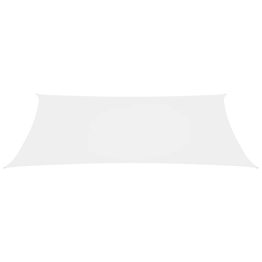 Helloshop26 - Voile toile d'ombrage parasol tissu oxford rectangulaire 3 x 6 m blanc - Imagen 2
