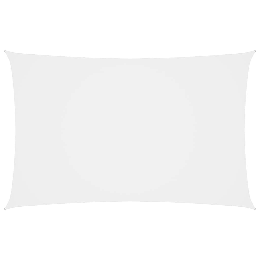 Helloshop26 - Voile toile d'ombrage parasol tissu oxford rectangulaire 3 x 6 m blanc - Imagen 1