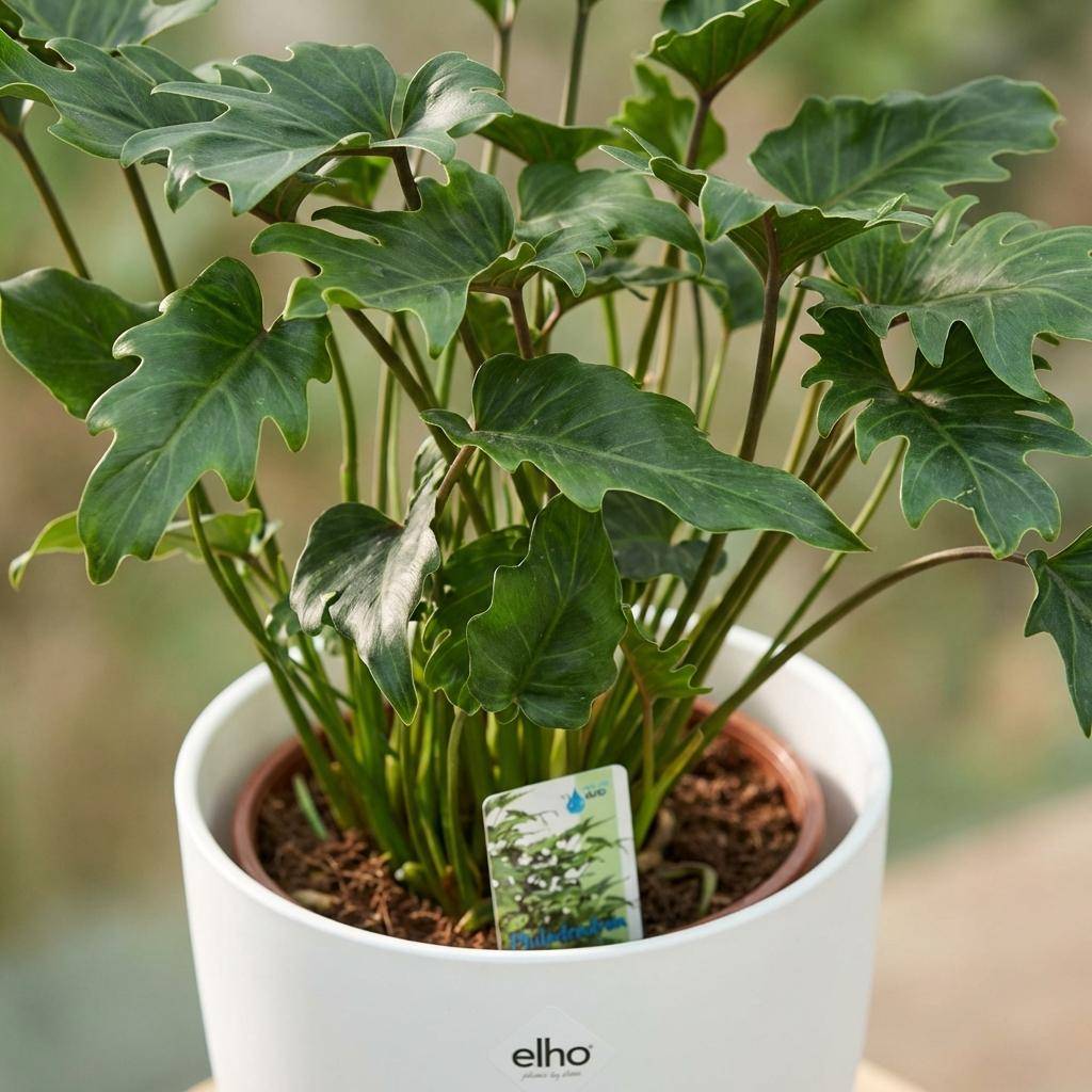 Philodendron Xanadu - Pot de 19cm - Hauteur 60cm - Blanc - Plantes d'intérieur - Image 4