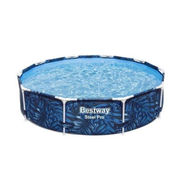 Bestway - Piscine hors sol tubulaire BESTWAY - Steel Pro™ - 305 x 66 cm - Ronde - Image 1