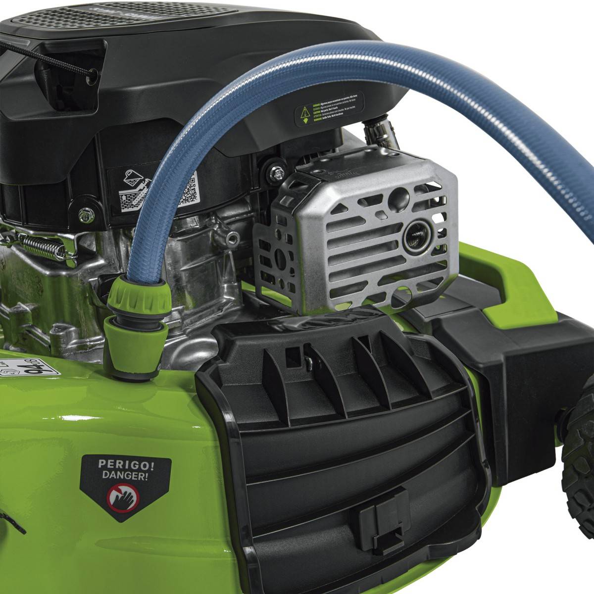 Vito - Tondeuse Thermique Essence 4,5 CV 144 cc Moteur 4T - Coupe 46cm Bac 60L Mulching 7 hauteurs 25 à 75mm Pelouse 1250m² VITO - Image 5